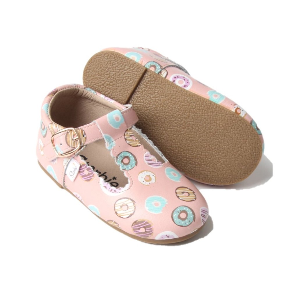 Donut Toddler Mary Janes Shoes Toddler Shoes Pink